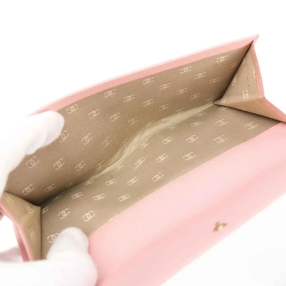 ❤️Chanel Classic Flap Long Wallet in Pink Caviar Leather❤️ - Picture 11 of 16